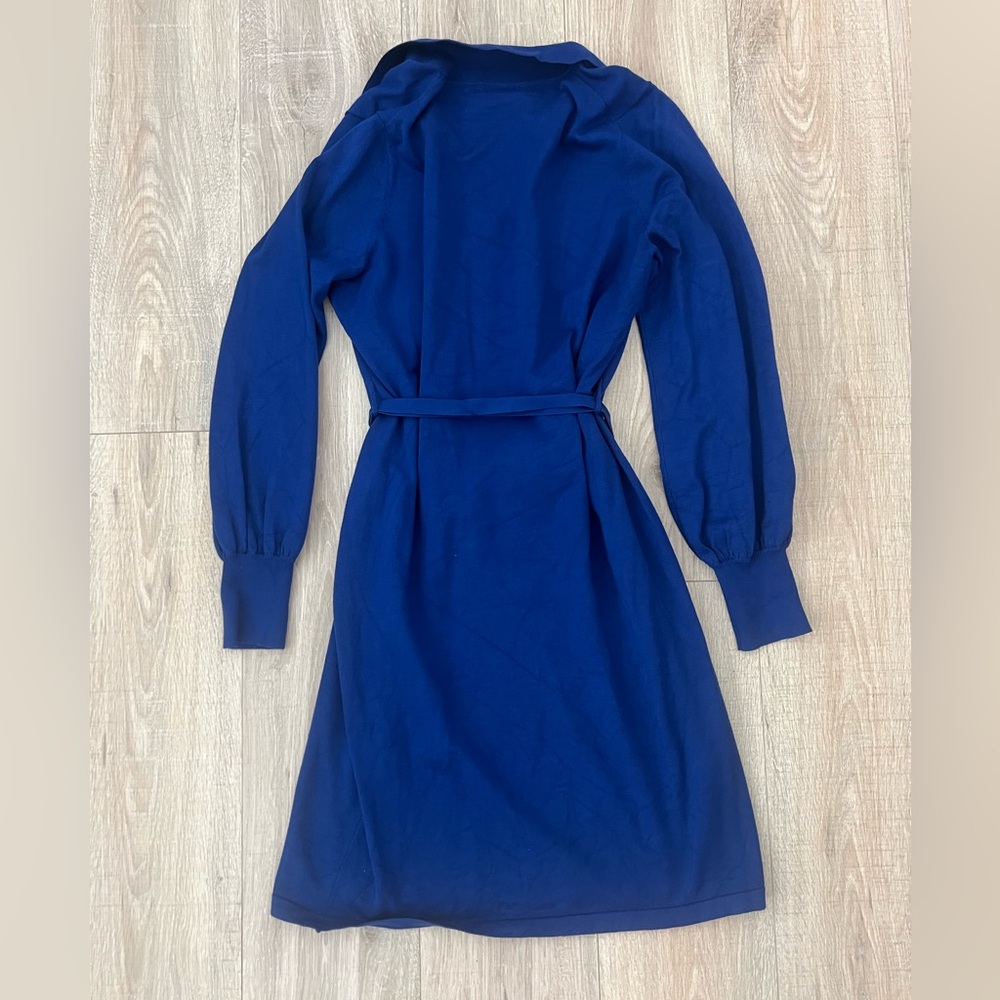 Calvin Klein belted split neck sweater dress - Picture 3 of 5